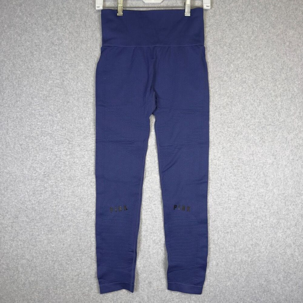 Pink Victoria's Secret Ultimate Women's Medium Blue High Waisted Ankle Leggings